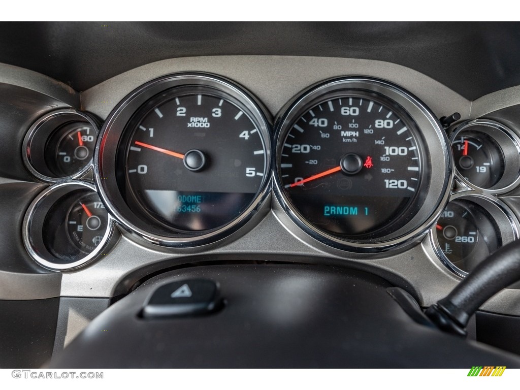 2013 Chevrolet Silverado 2500HD Work Truck Extended Cab 4x4 Gauges Photo #142680022