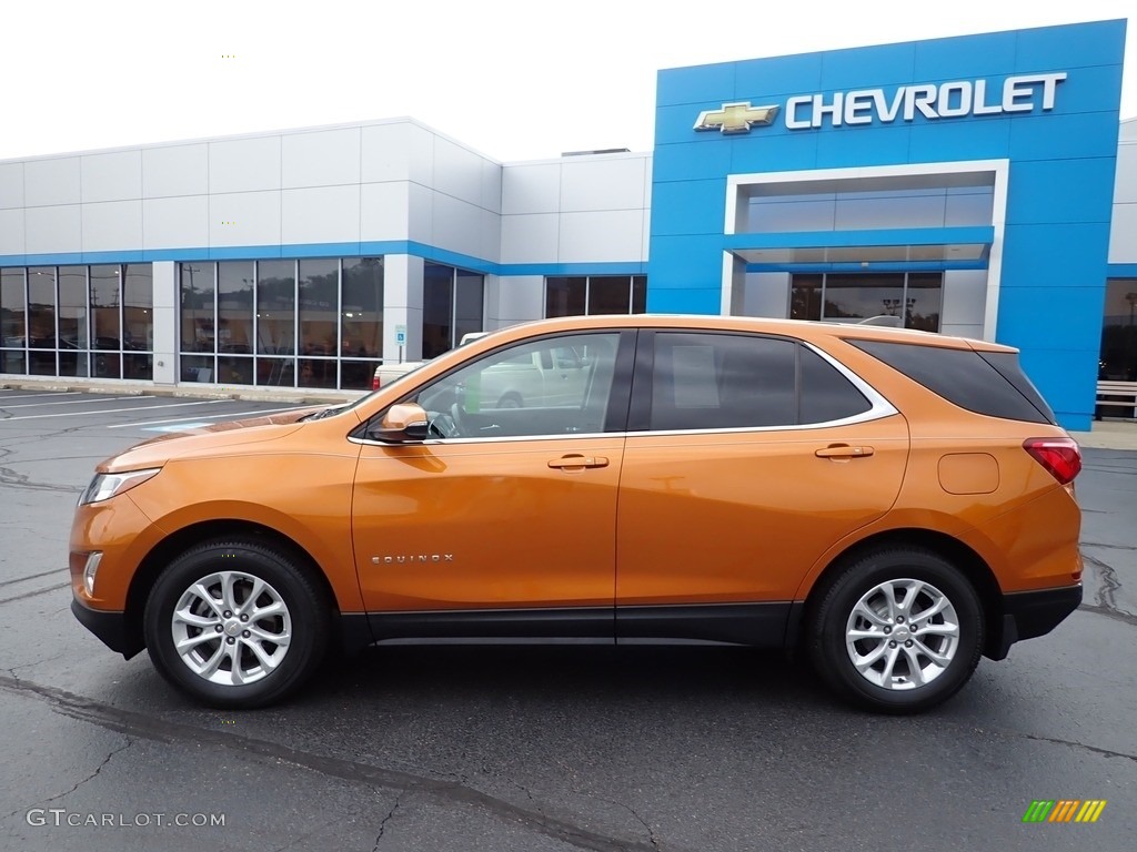 2018 Equinox LT AWD - Orange Burst Metallic / Jet Black photo #3