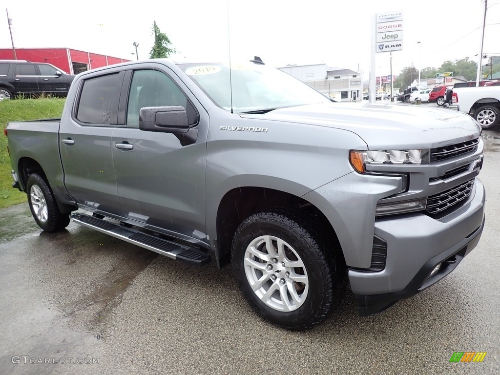 2019 Silverado 1500 RST Crew Cab 4WD - Satin Steel Metallic / Jet Black photo #7