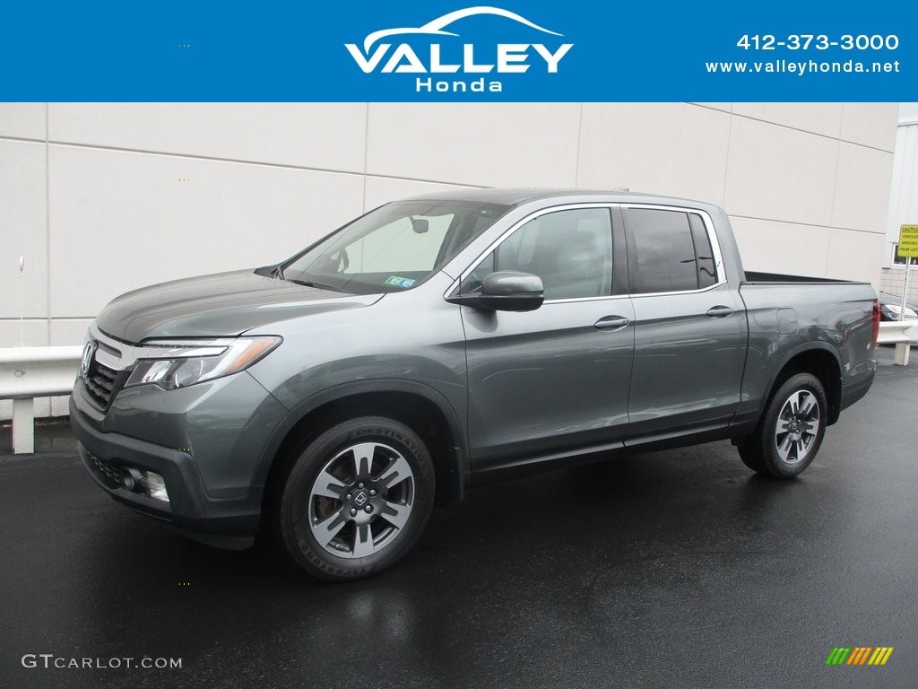 2017 Ridgeline RTL-T AWD - Forest Mist Metallic / Gray photo #1