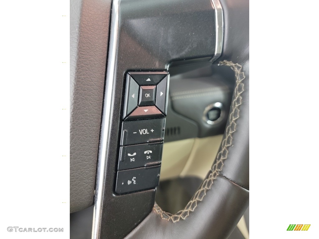 2015 Lincoln Navigator L 4x4 Dune Steering Wheel Photo #142682512