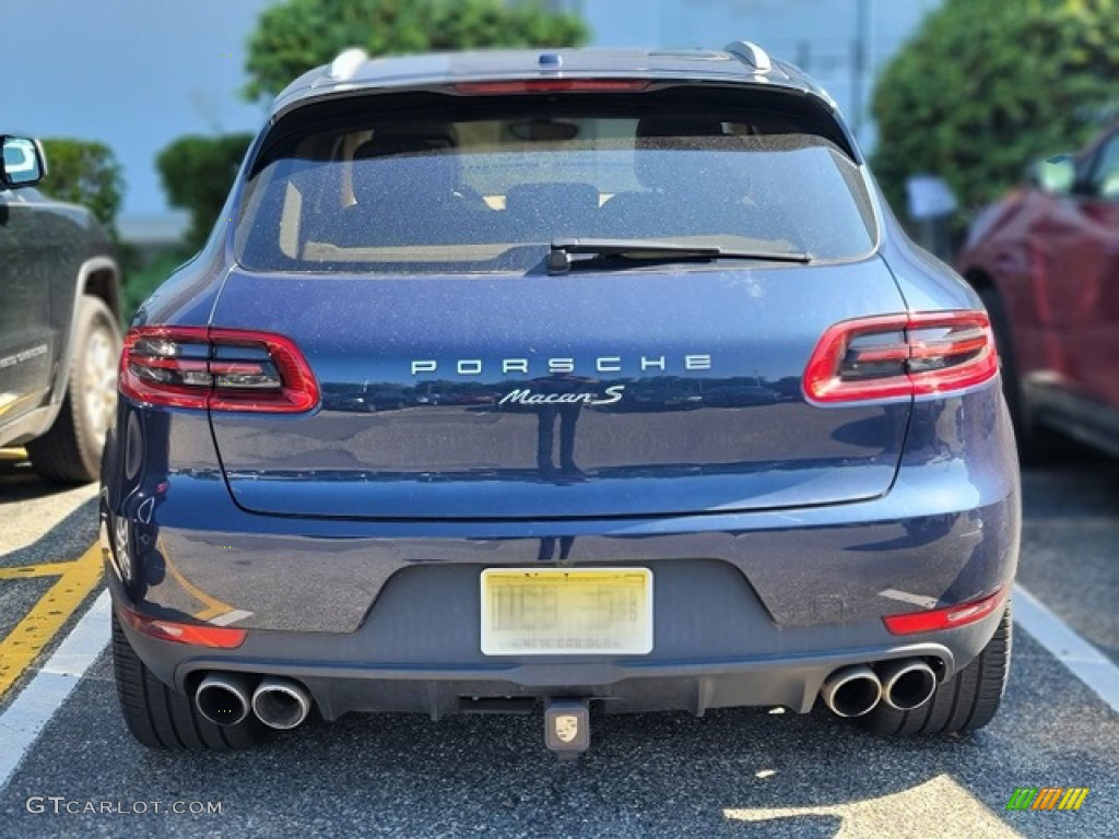 2015 Macan S - Dark Blue Metallic / Luxor Beige photo #3