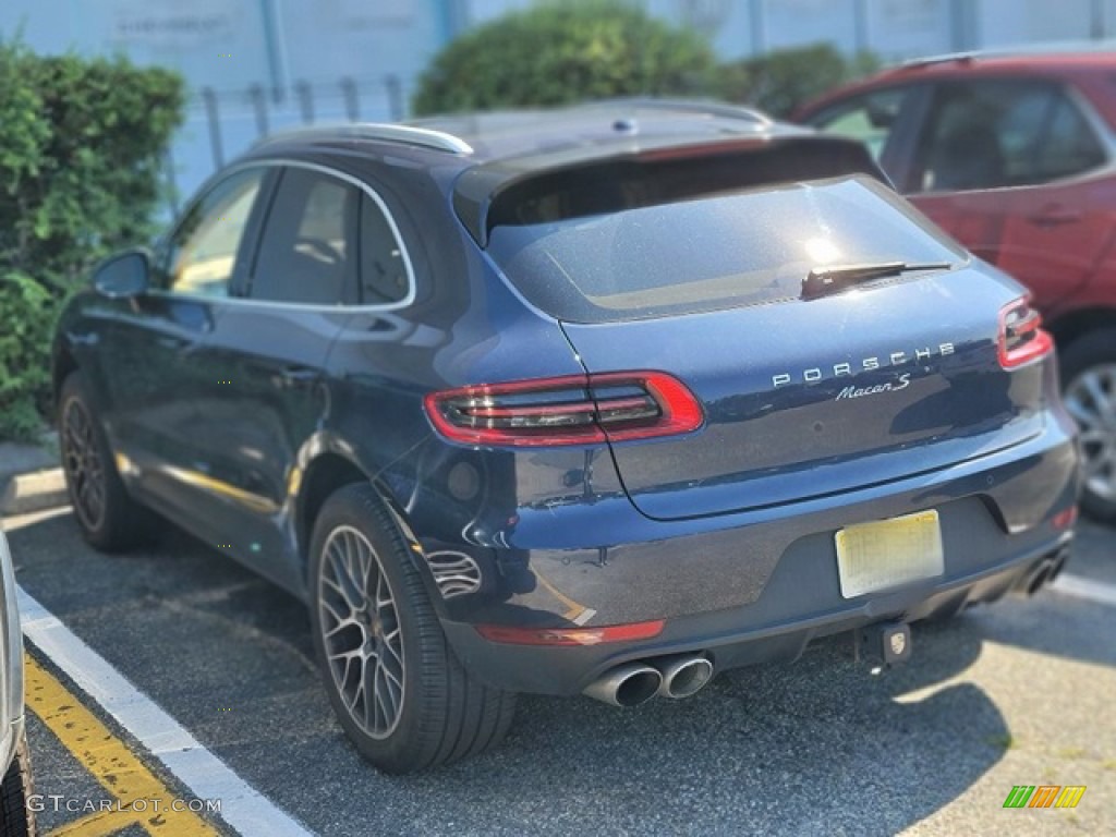 2015 Macan S - Dark Blue Metallic / Luxor Beige photo #4