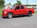 2004 Flame Red Dodge Ram 1500 SLT Sport Quad Cab 4x4  photo #1