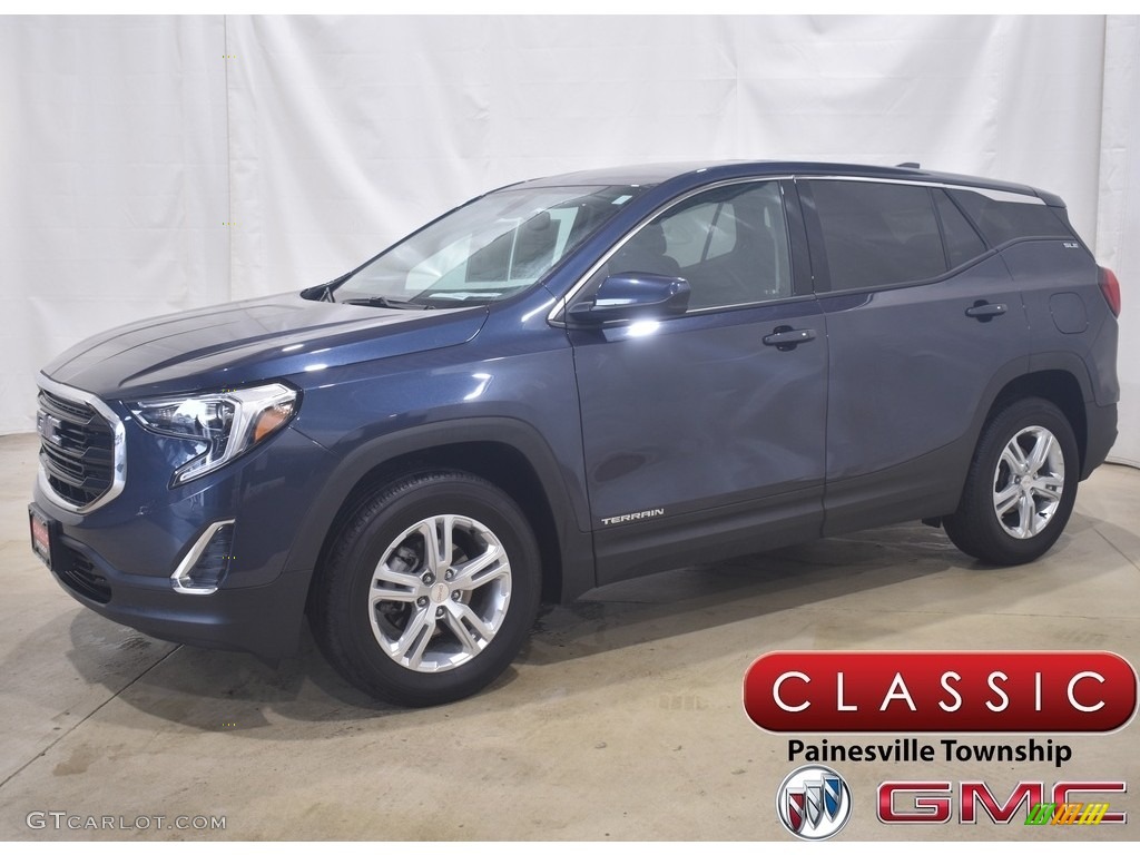 Blue Steel Metallic GMC Terrain