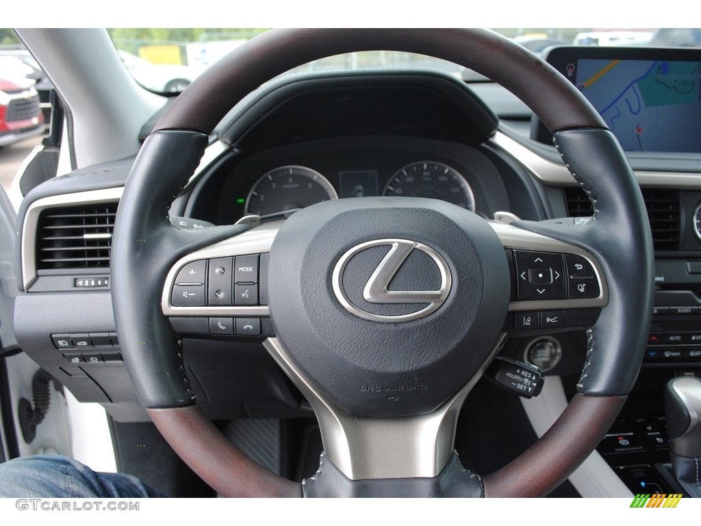 2020 Lexus RX 350 AWD Parchment Steering Wheel Photo #142684459