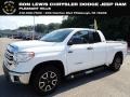 Super White 2016 Toyota Tundra SR5 Double Cab 4x4