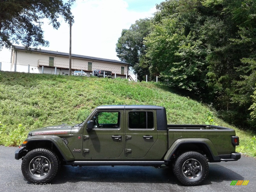 2021 Gladiator Rubicon 4x4 - Sarge Green / Black photo #1
