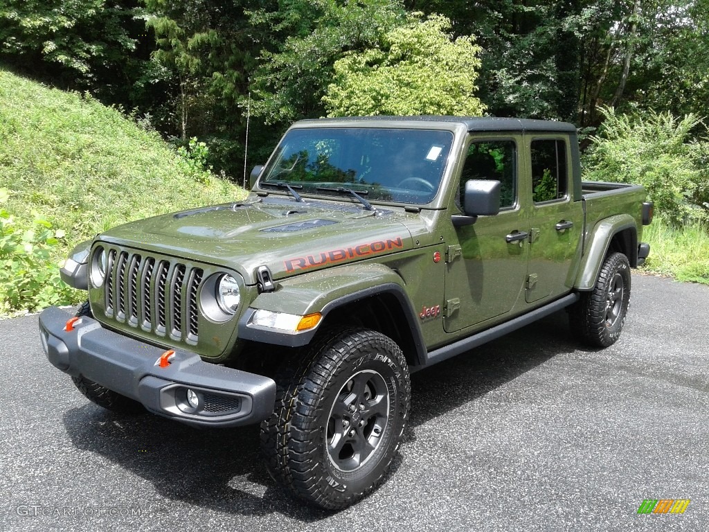 2021 Gladiator Rubicon 4x4 - Sarge Green / Black photo #2