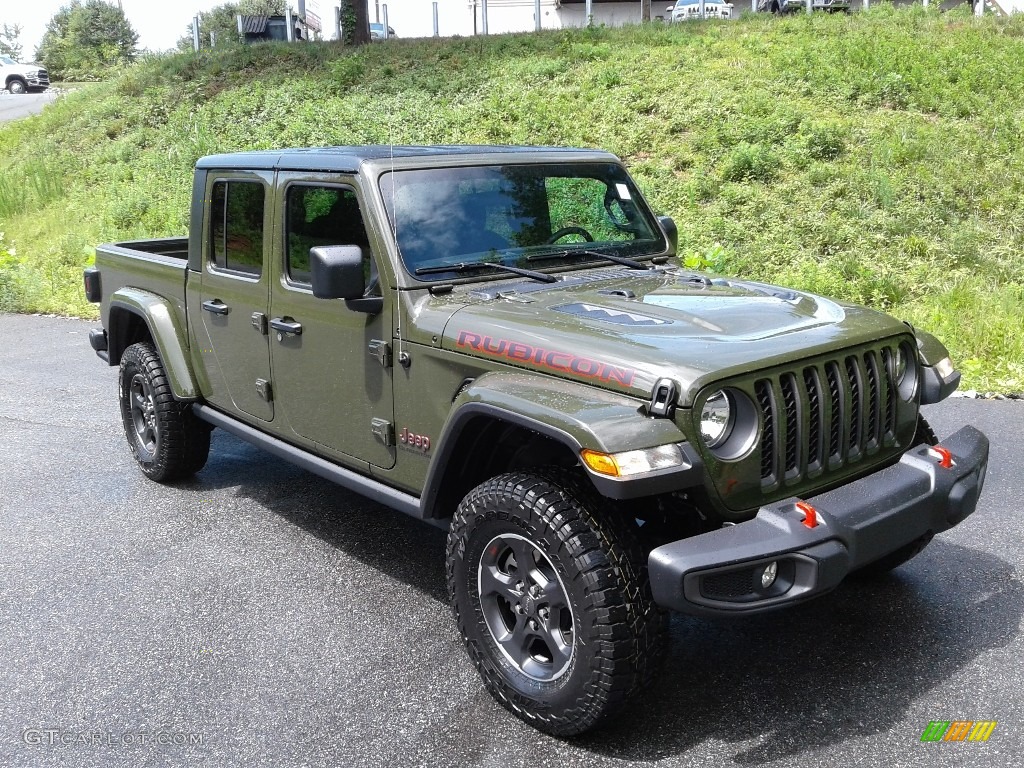 2021 Gladiator Rubicon 4x4 - Sarge Green / Black photo #4