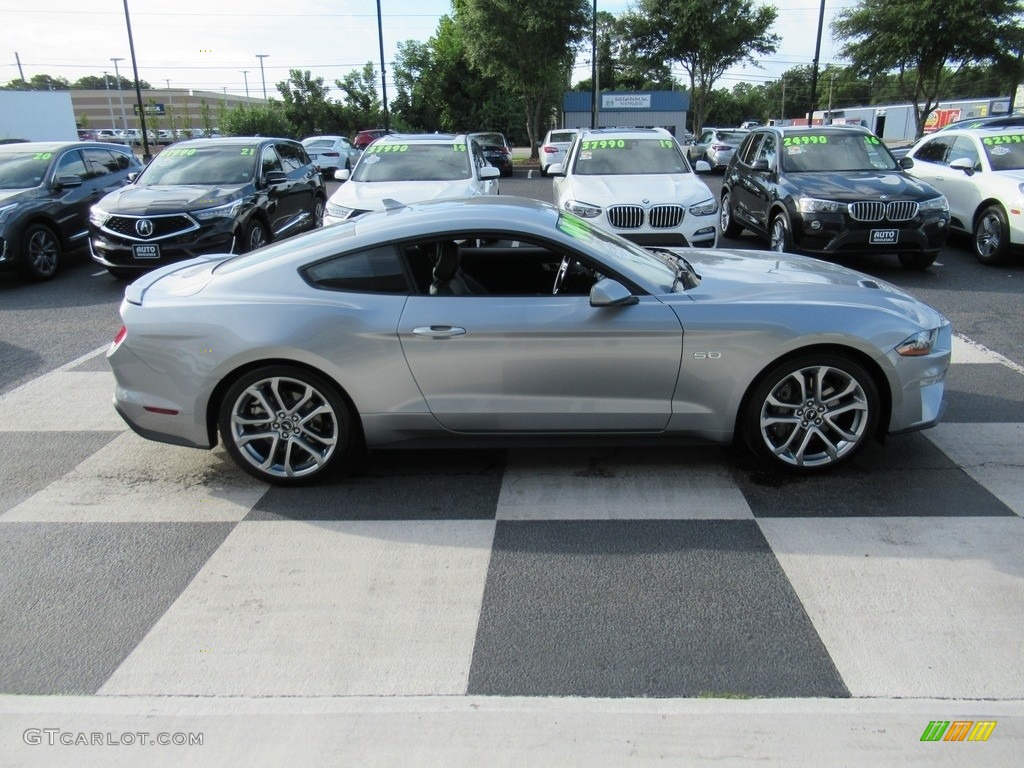 Iconic Silver Metallic 2021 Ford Mustang GT Premium Fastback Exterior