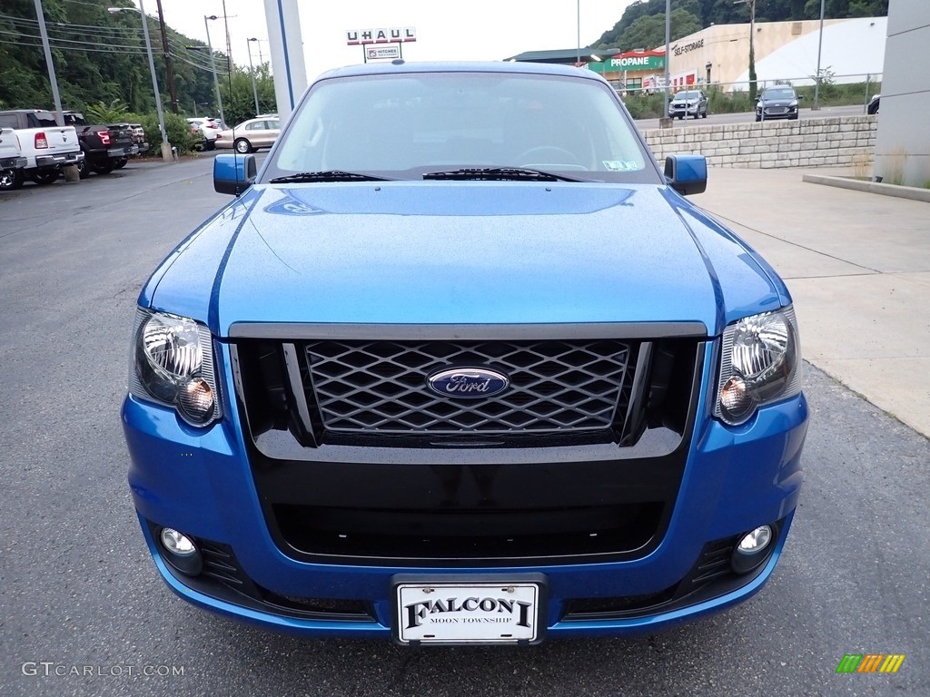 Blue Flame Metallic 2010 Ford Explorer Sport Trac Adrenalin AWD Exterior Photo #142685818