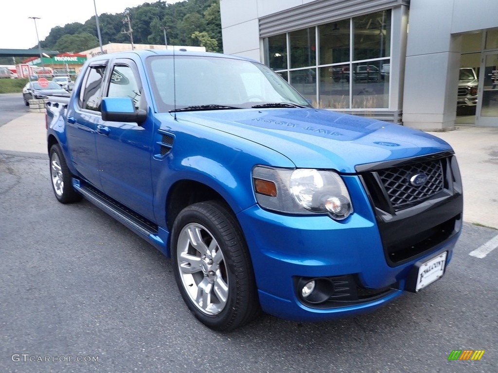 Blue Flame Metallic 2010 Ford Explorer Sport Trac Adrenalin AWD Exterior Photo #142685836