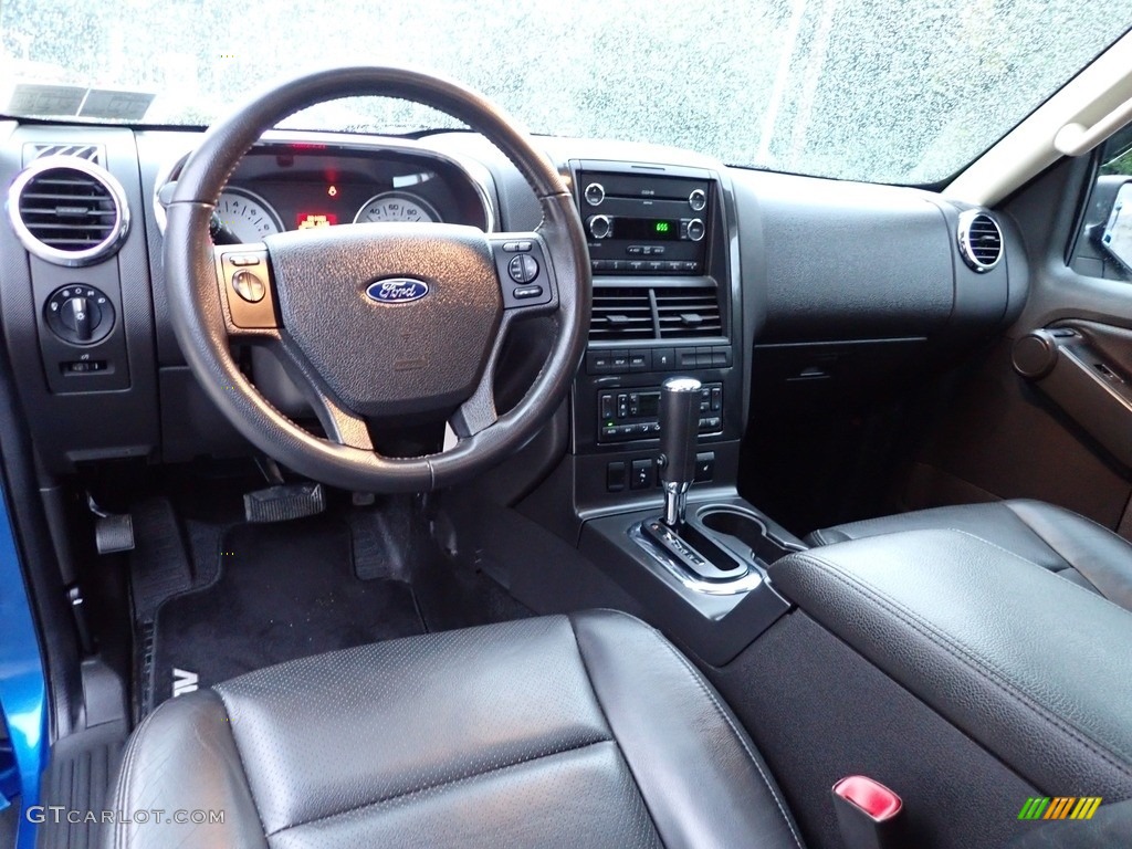 Charcoal Black Interior 2010 Ford Explorer Sport Trac Adrenalin AWD Photo #142686025