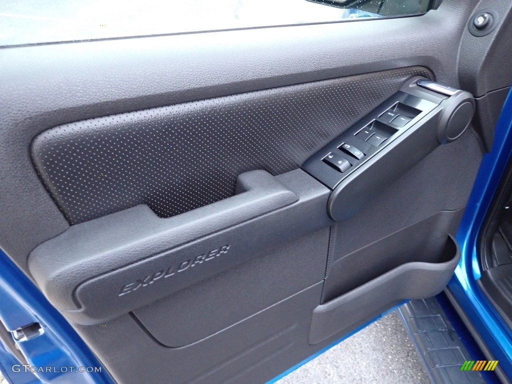 2010 Ford Explorer Sport Trac Adrenalin AWD Charcoal Black Door Panel Photo #142686058