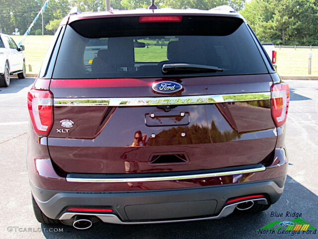 2018 Explorer XLT - Burgundy Velvet / Ebony Black photo #4