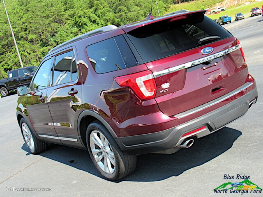 2018 Explorer XLT - Burgundy Velvet / Ebony Black photo #32