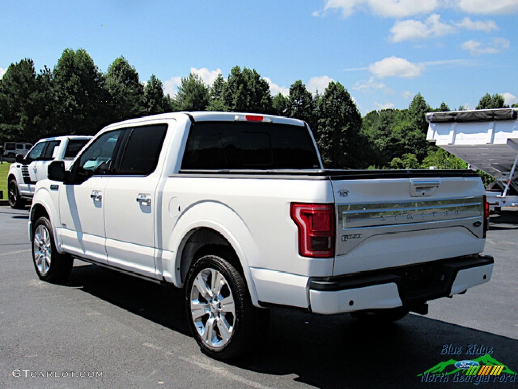 2016 F150 Limited SuperCrew 4x4 - White Platinum / Limited Mojave photo #3