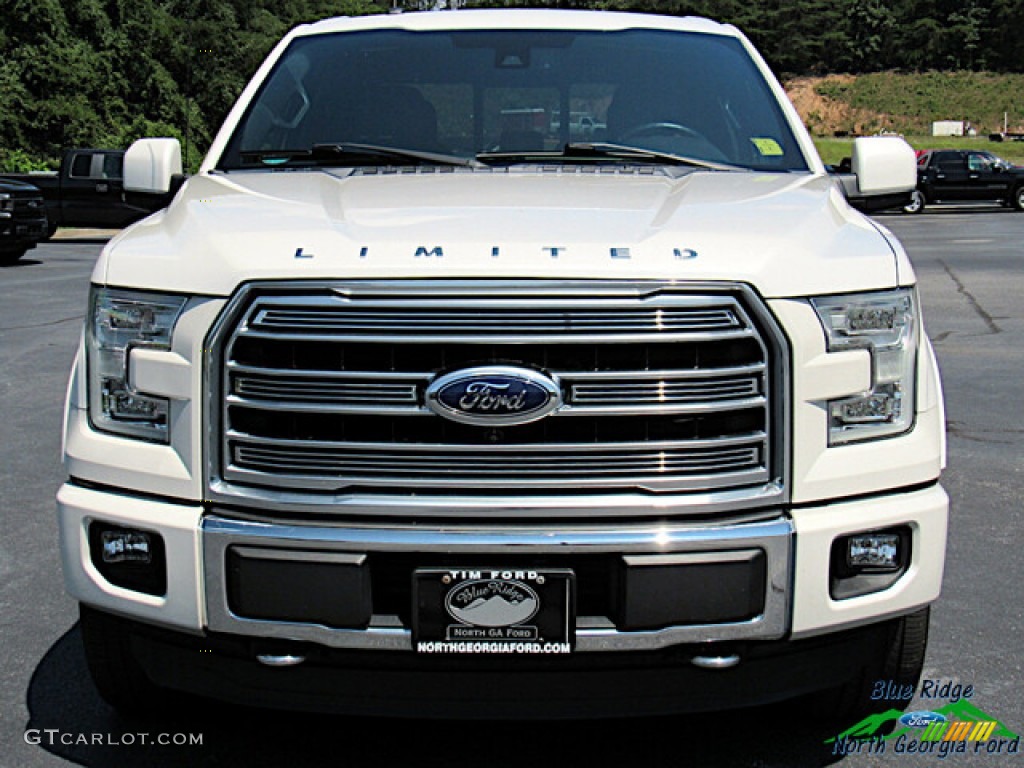 2016 F150 Limited SuperCrew 4x4 - White Platinum / Limited Mojave photo #4