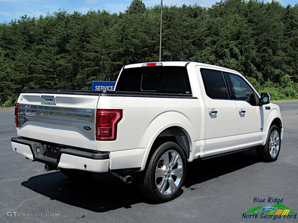 2016 F150 Limited SuperCrew 4x4 - White Platinum / Limited Mojave photo #6