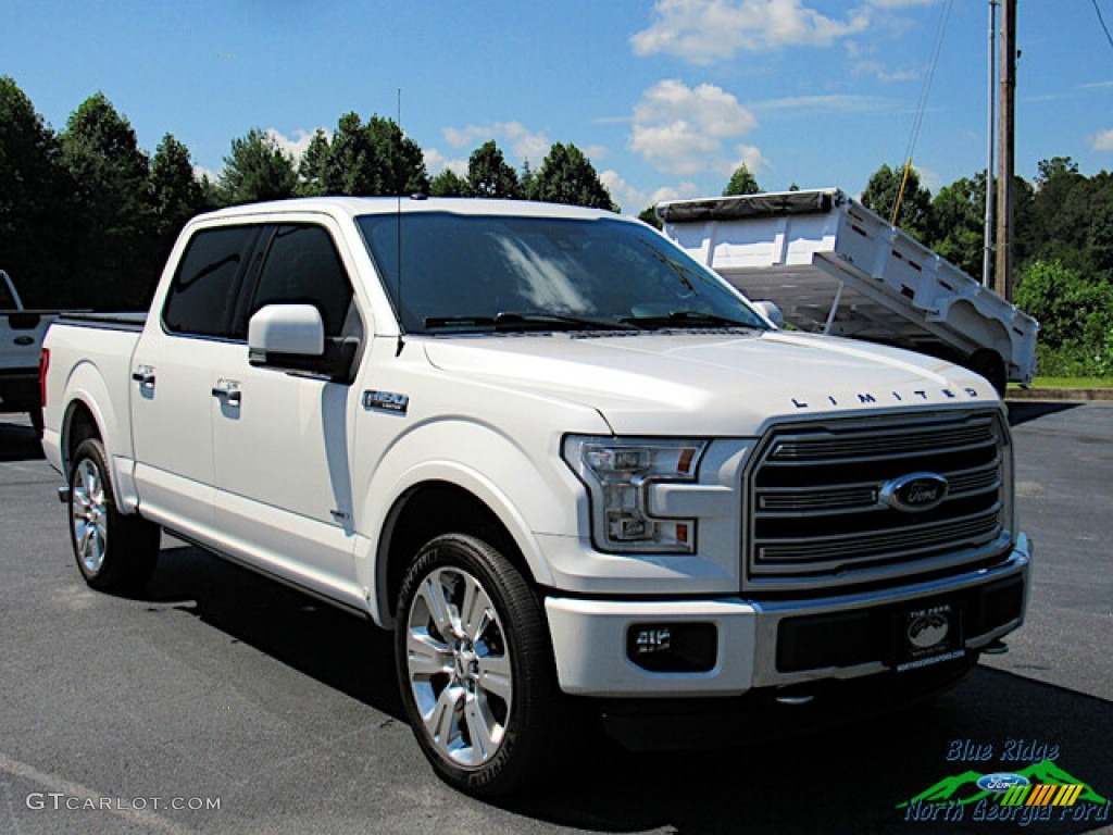 2016 F150 Limited SuperCrew 4x4 - White Platinum / Limited Mojave photo #8