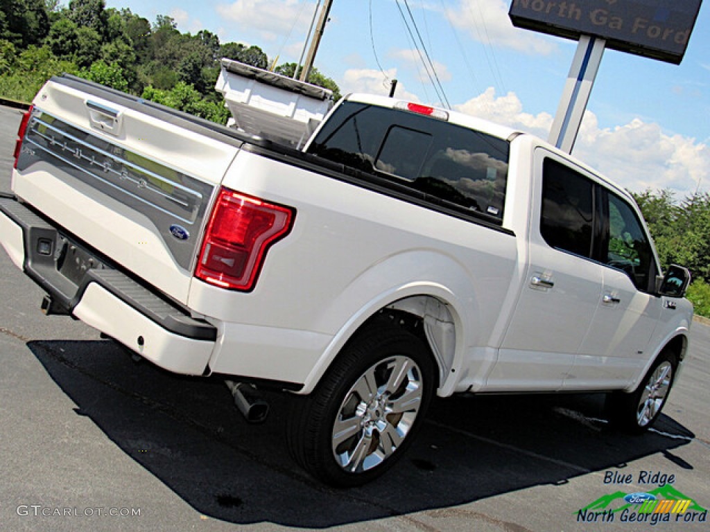 2016 F150 Limited SuperCrew 4x4 - White Platinum / Limited Mojave photo #34