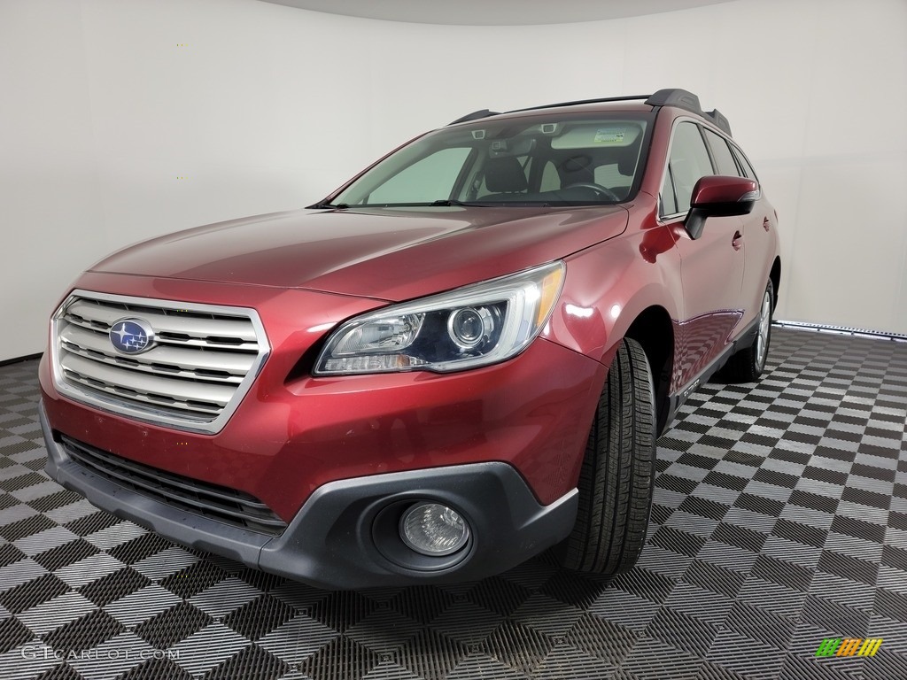 2017 Outback 2.5i Premium - Venetian Red Pearl / Slate Black photo #5