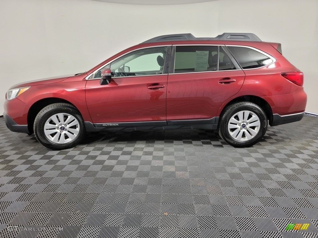 2017 Outback 2.5i Premium - Venetian Red Pearl / Slate Black photo #6