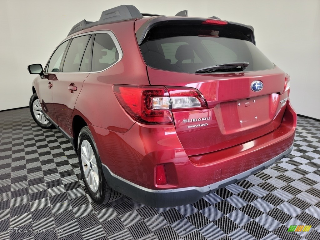 2017 Outback 2.5i Premium - Venetian Red Pearl / Slate Black photo #7