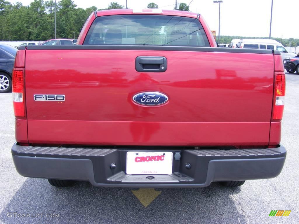 2007 F150 XL Regular Cab - Redfire Metallic / Medium Flint photo #7