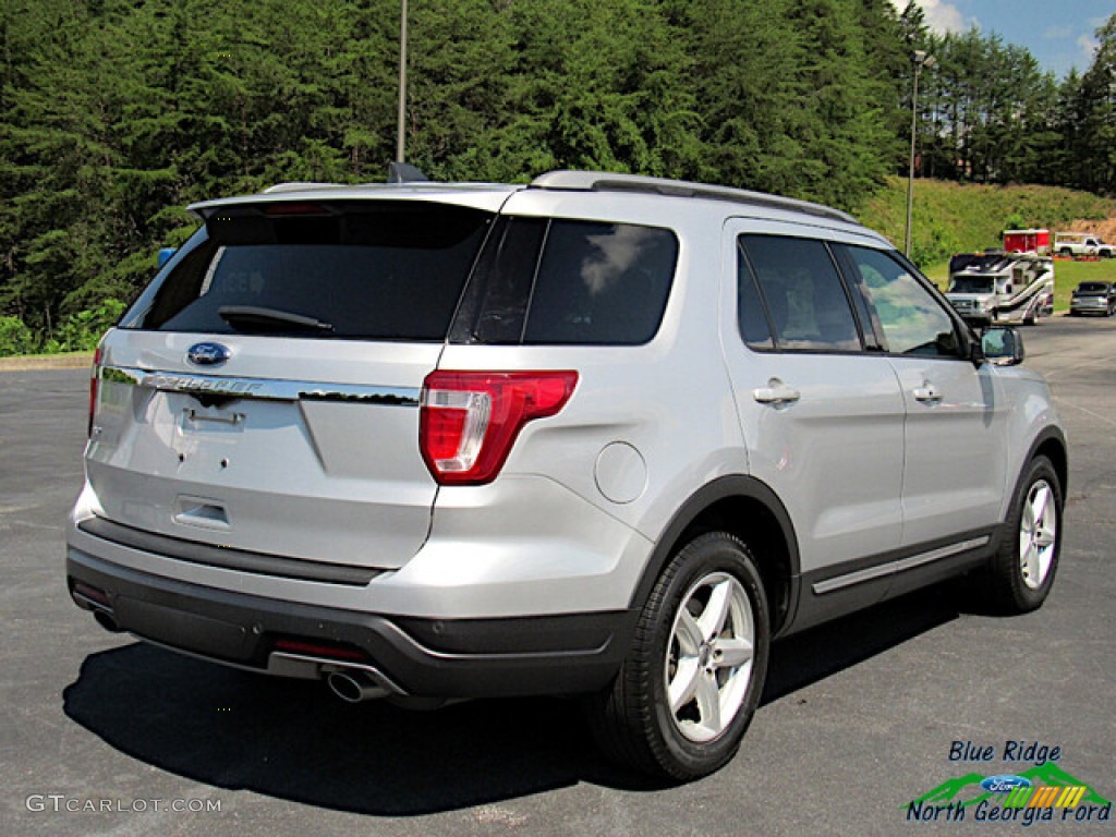 2018 Explorer XLT - Ingot Silver / Ebony Black photo #6