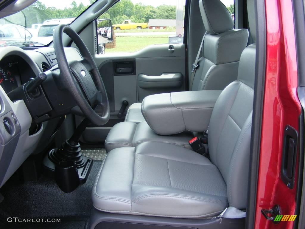 2007 F150 XL Regular Cab - Redfire Metallic / Medium Flint photo #11