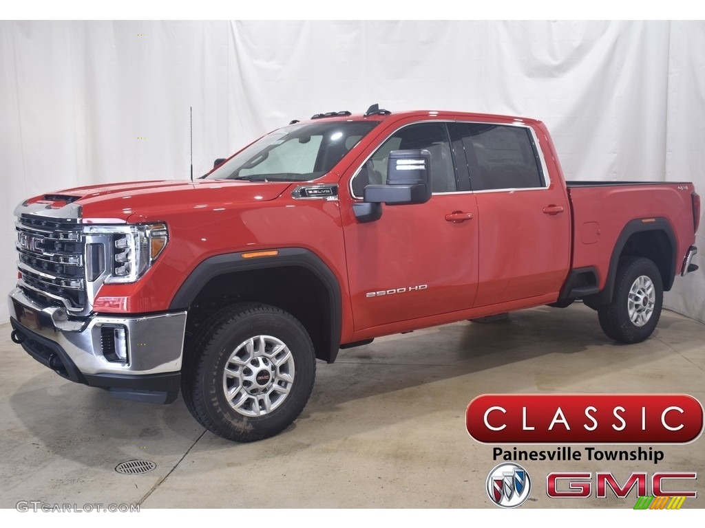 2022 Sierra 2500HD SLE Crew Cab 4WD - Cardinal Red / Jet Black photo #1