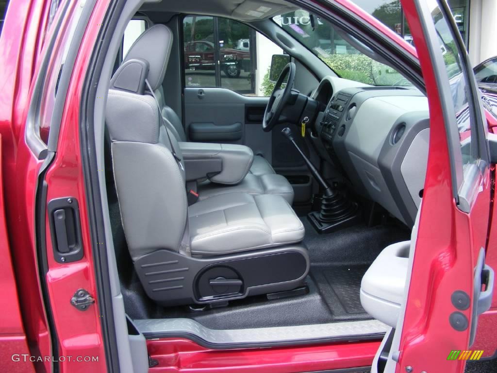 2007 F150 XL Regular Cab - Redfire Metallic / Medium Flint photo #16