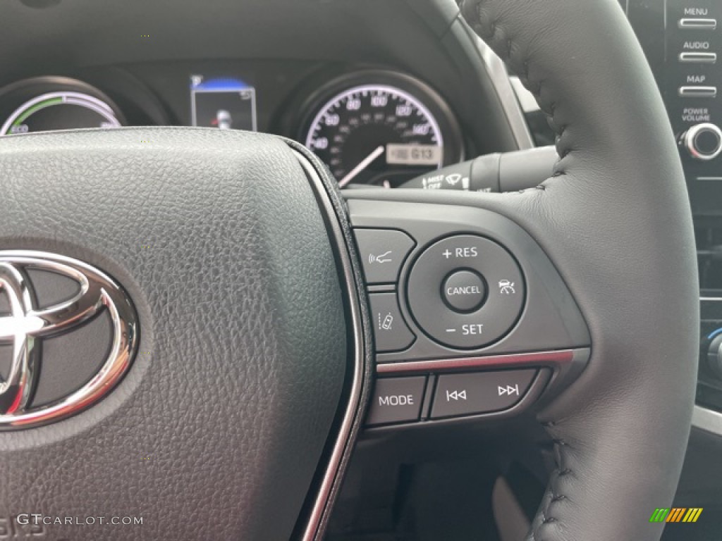 2021 Toyota Camry SE Hybrid Ash Steering Wheel Photo #142690199