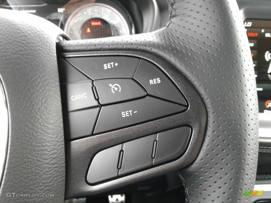 2021 Dodge Challenger R/T Scat Pack Widebody Black Steering Wheel Photo #142690325