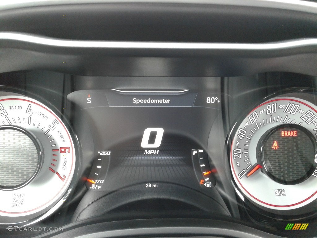 2021 Dodge Challenger R/T Scat Pack Widebody Gauges Photo #142690352