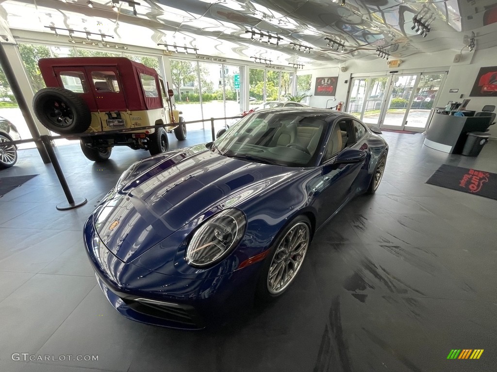 Gentian Blue Metallic 2020 Porsche 911 Carrera S Exterior Photo #142690826