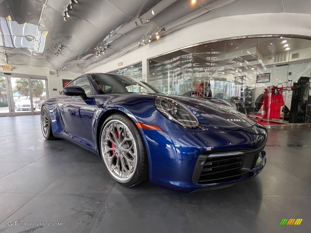 Gentian Blue Metallic 2020 Porsche 911 Carrera S Exterior Photo #142691018