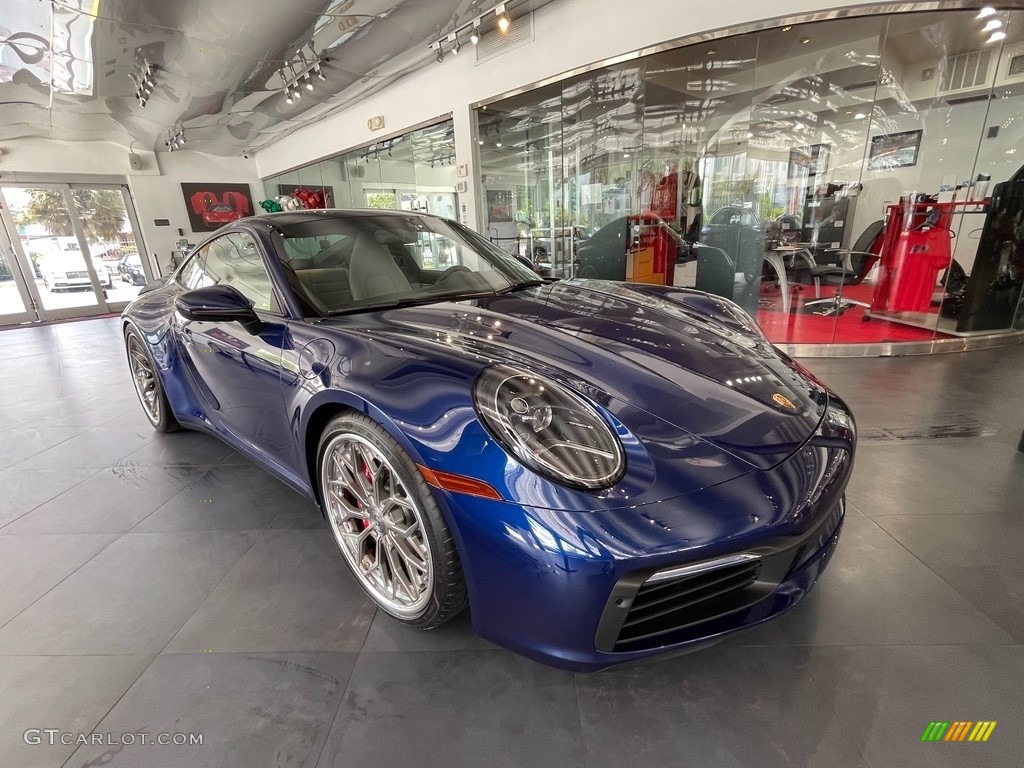 Gentian Blue Metallic 2020 Porsche 911 Carrera S Exterior Photo #142691039