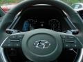 2022 Hyundai Sonata Black Interior Steering Wheel Photo