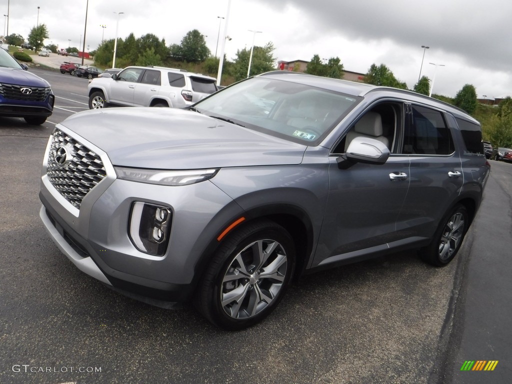 2020 Palisade SEL AWD - Lagoon Silver / Light Beige photo #6