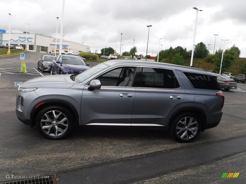 2020 Palisade SEL AWD - Lagoon Silver / Light Beige photo #8