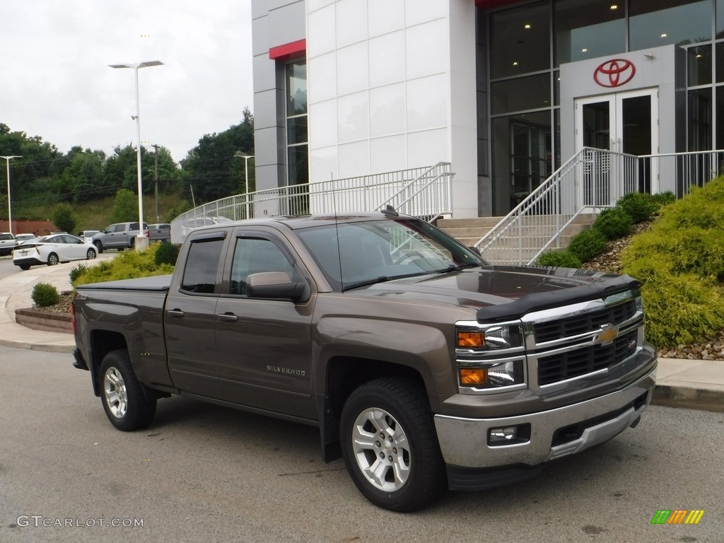 2015 Silverado 1500 LT Z71 Double Cab 4x4 - Brownstone Metallic / Jet Black photo #1