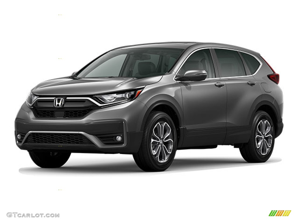 2021 CR-V EX-L - Modern Steel Metallic / Black photo #39