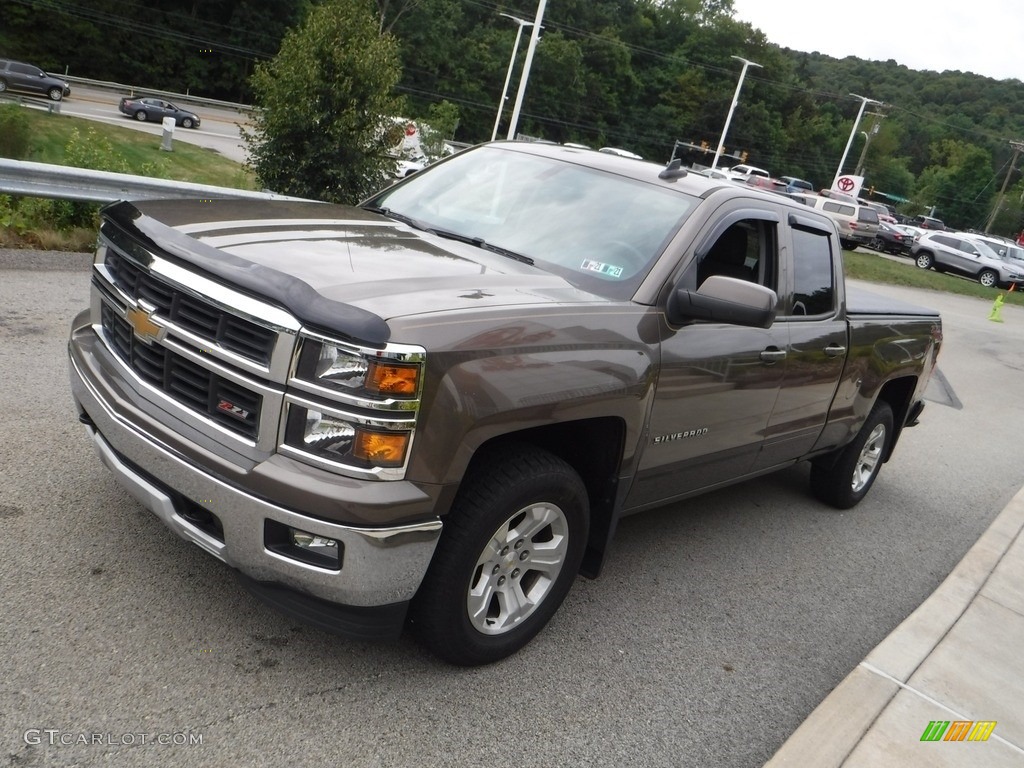 2015 Silverado 1500 LT Z71 Double Cab 4x4 - Brownstone Metallic / Jet Black photo #14