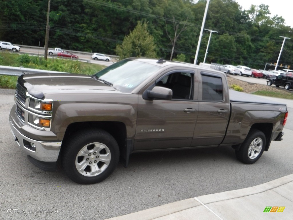 2015 Silverado 1500 LT Z71 Double Cab 4x4 - Brownstone Metallic / Jet Black photo #16