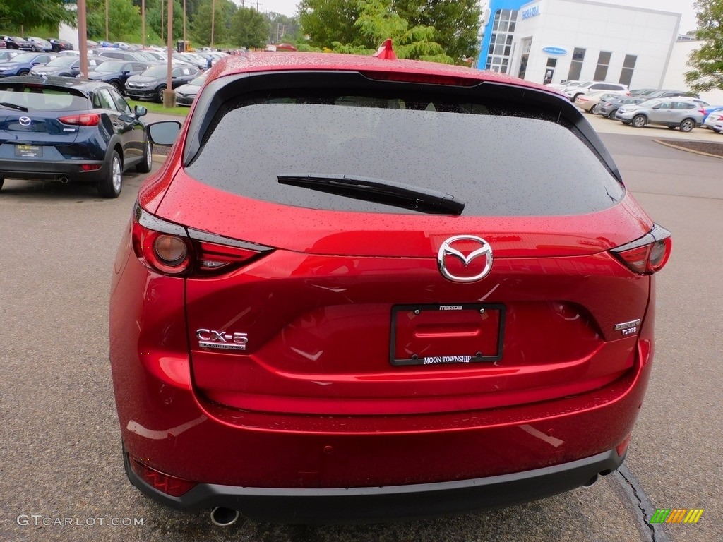 2021 CX-5 Signature AWD - Soul Red Crystal Metallic / Caturra Brown photo #3