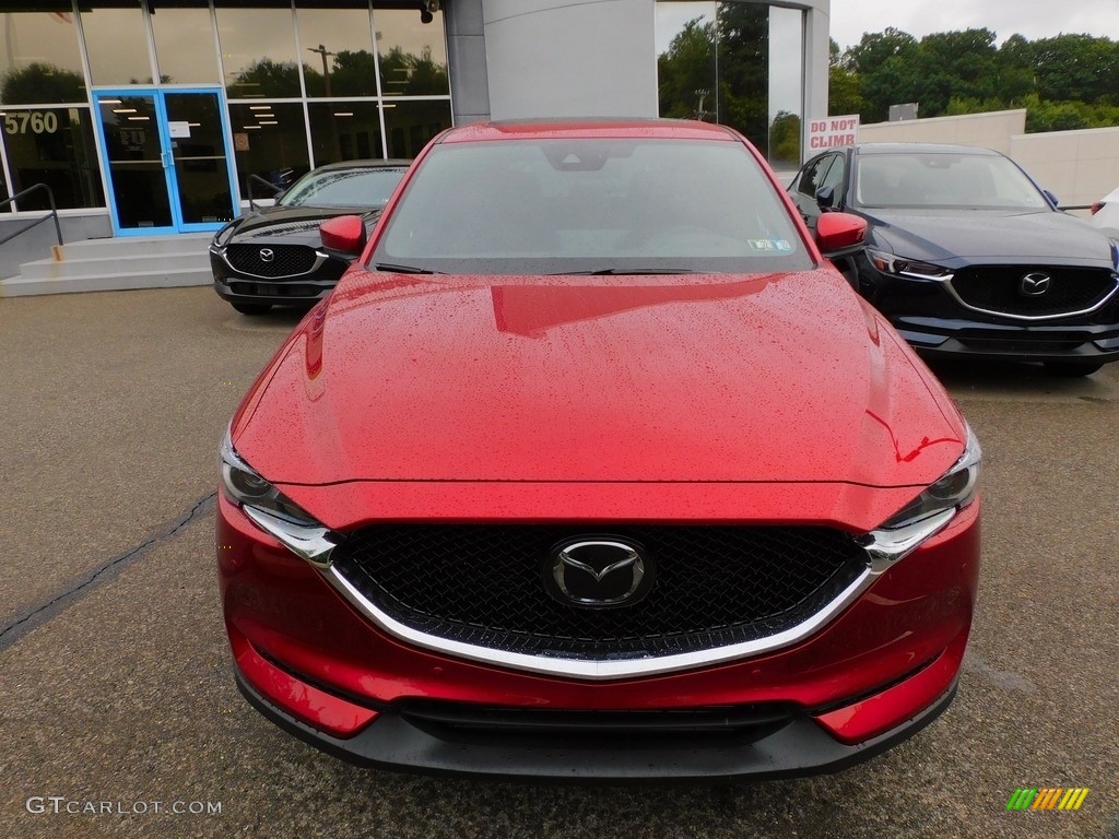 2021 CX-5 Signature AWD - Soul Red Crystal Metallic / Caturra Brown photo #8