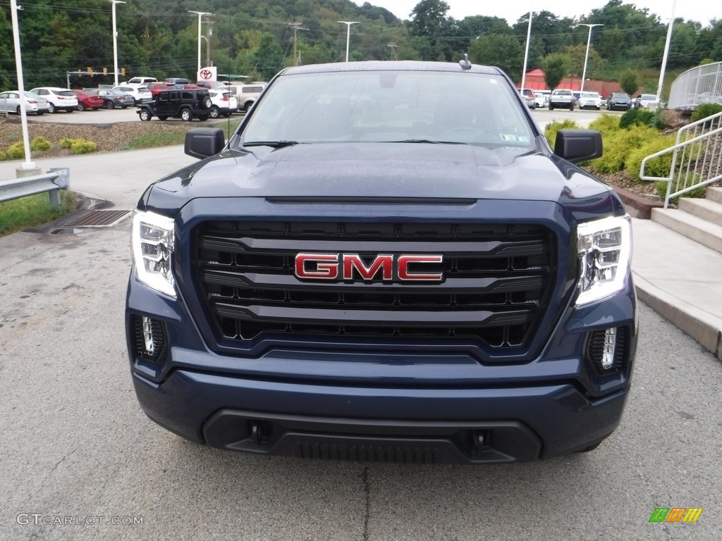 2021 Sierra 1500 Elevation Double Cab 4WD - Pacific Blue Metallic / Jet Black photo #13